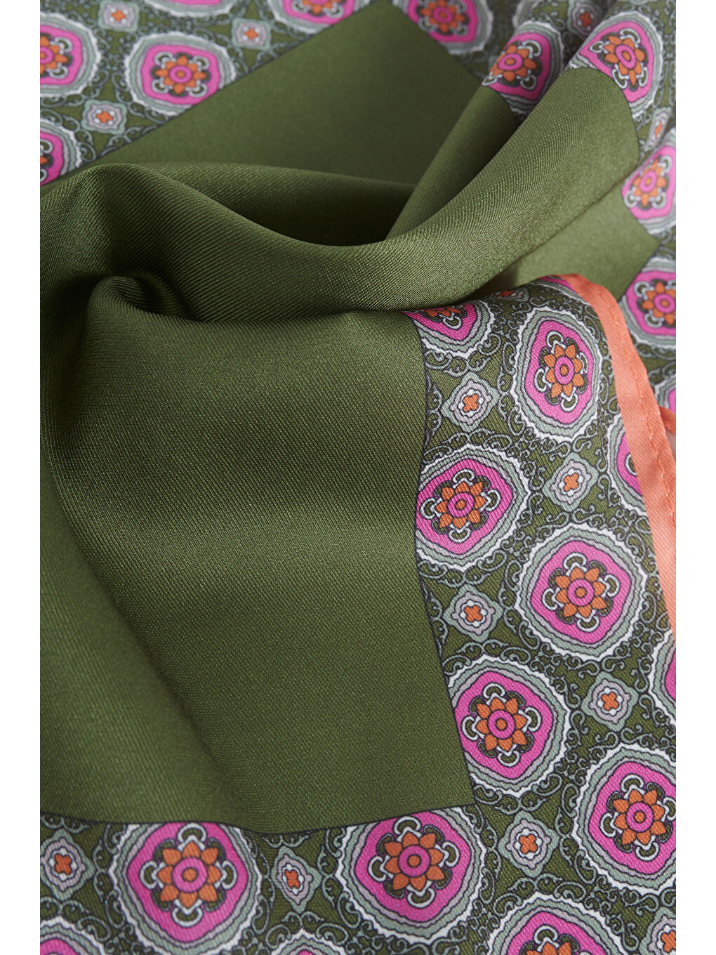 Erkek Yeşil Desenli Mendil-1