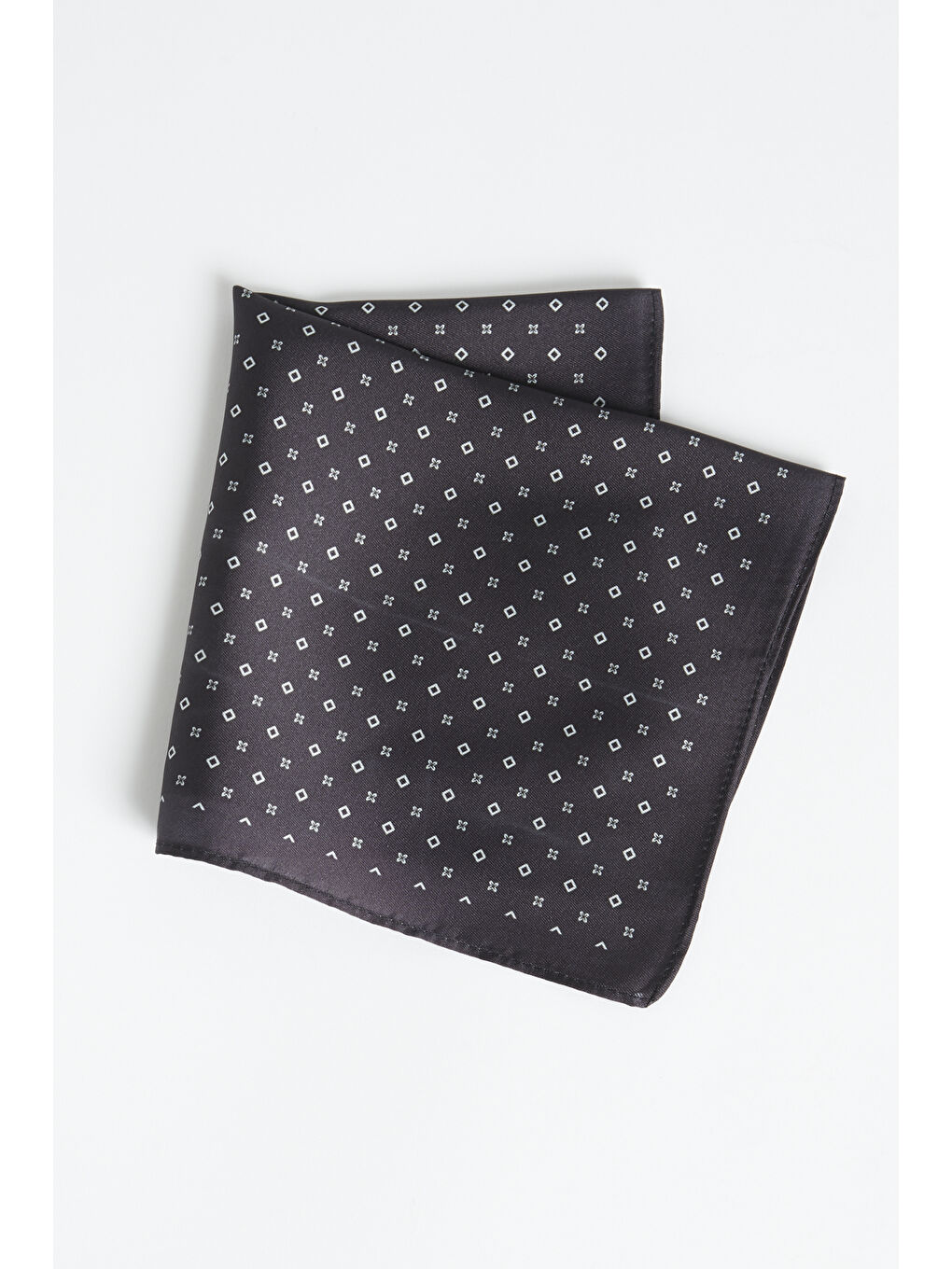 Erkek Siyah Desenli Mendil