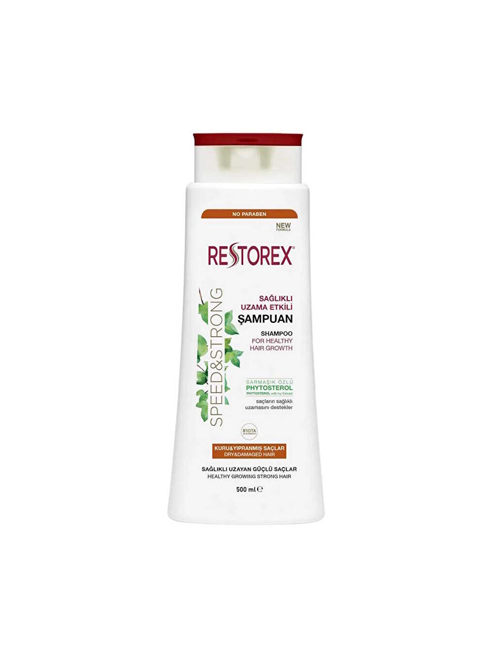 Restorex Speed and Strong Sağlıklı Uzama Etkili Şampuan 500ml Kuru ve Yıpranmış Saçlar