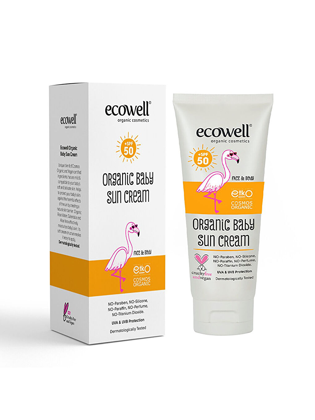 Organik Bebek Güneş Kremi SPF 50+ 110 GR