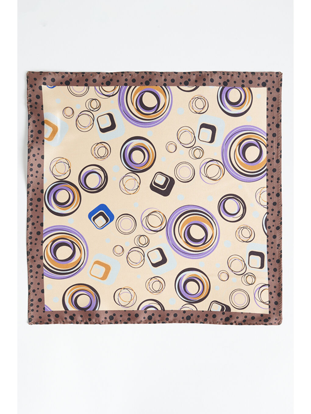 Erkek Bej-Haki Desenli Mendil-2