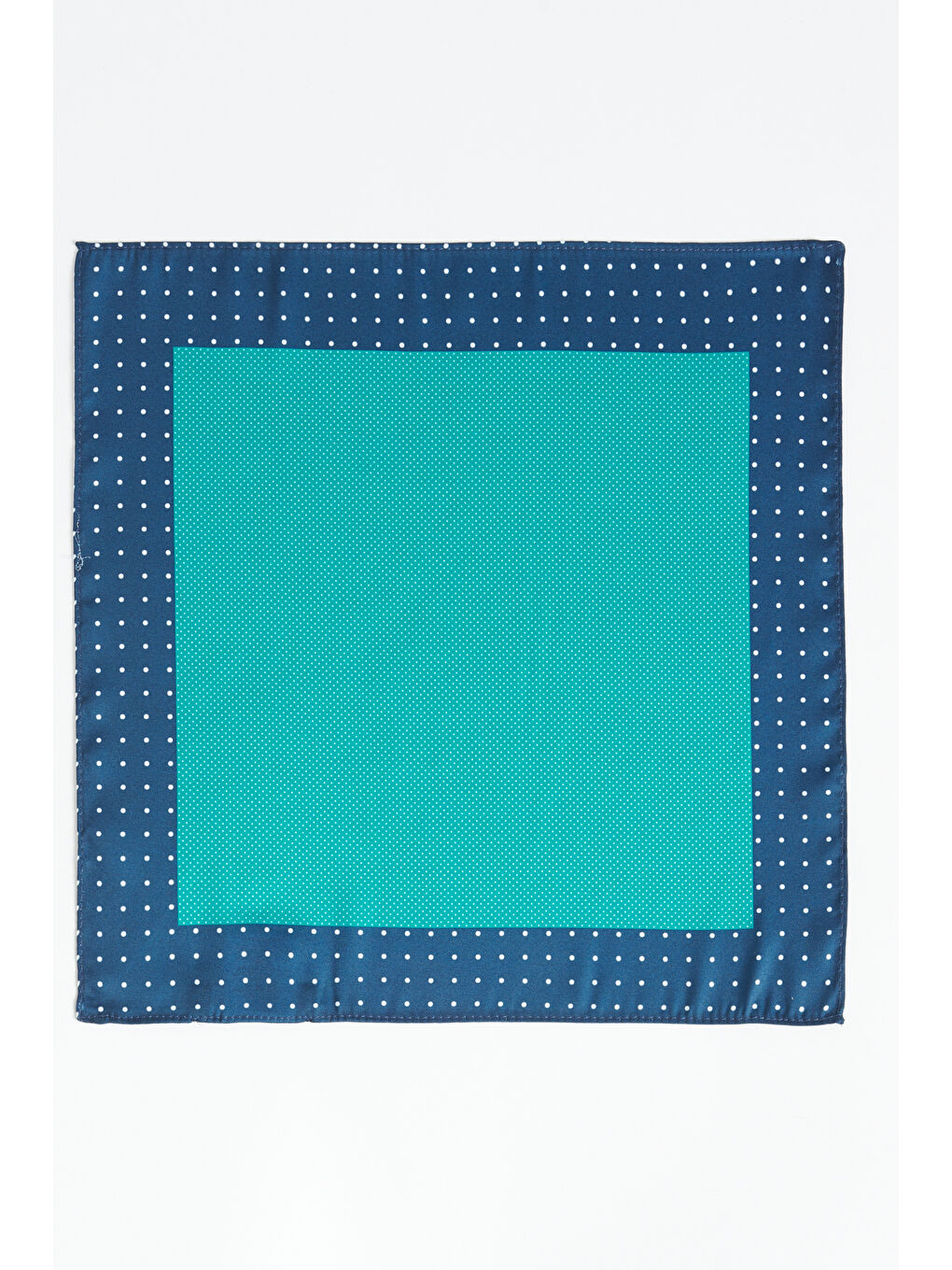 Erkek Yeşil-Lacivert Desenli Mendil-2