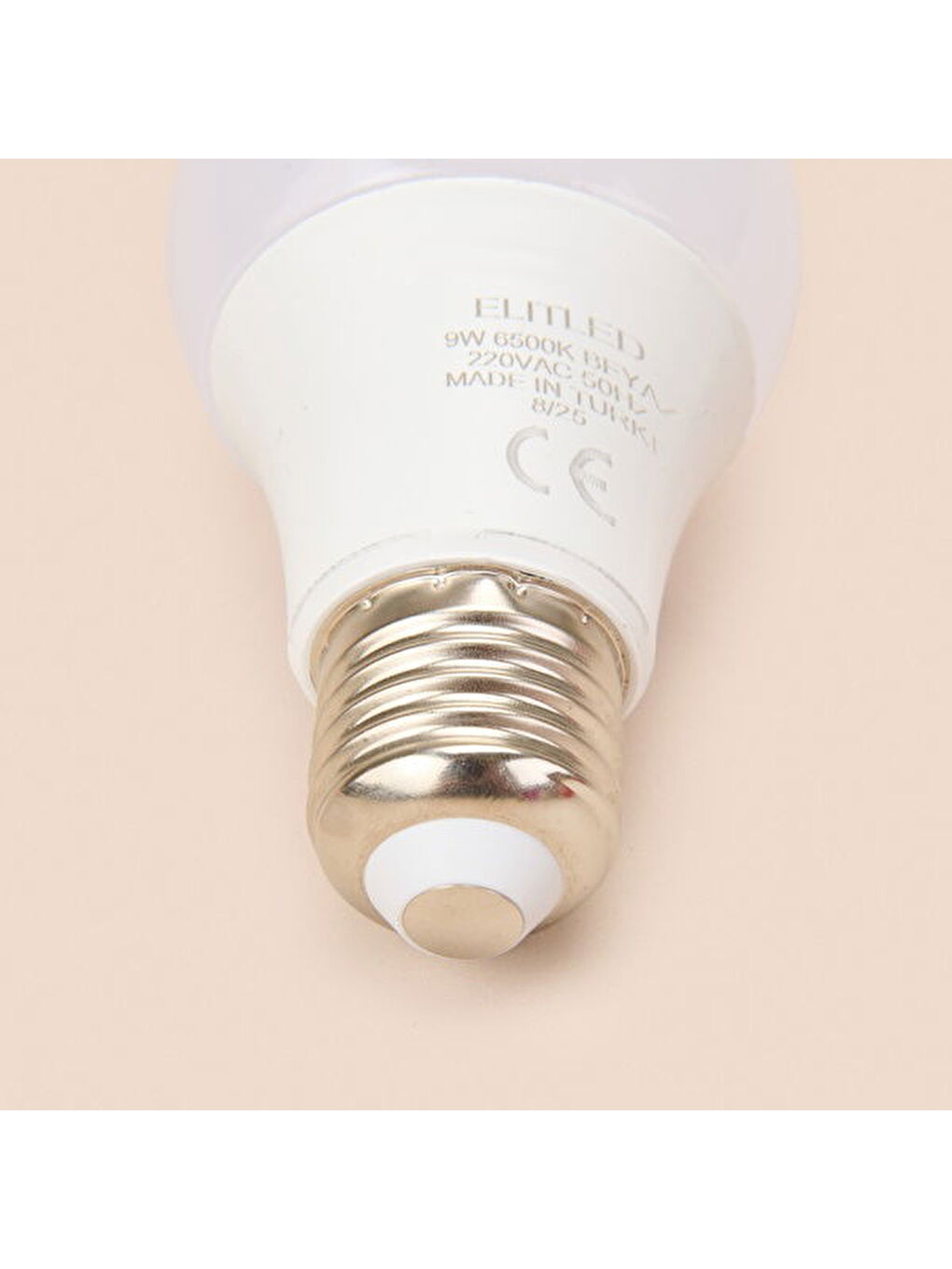 9W E27 800Lm 3'lü Led Ampul - 6500K - Beyaz Işık-3
