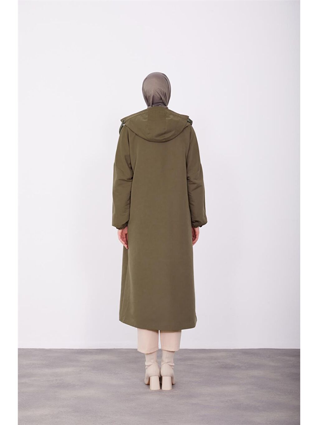 Yeşil Oversize Kap 23K7109-5