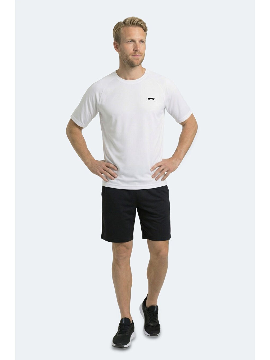 RISING Erkek Beyaz Tişört-5