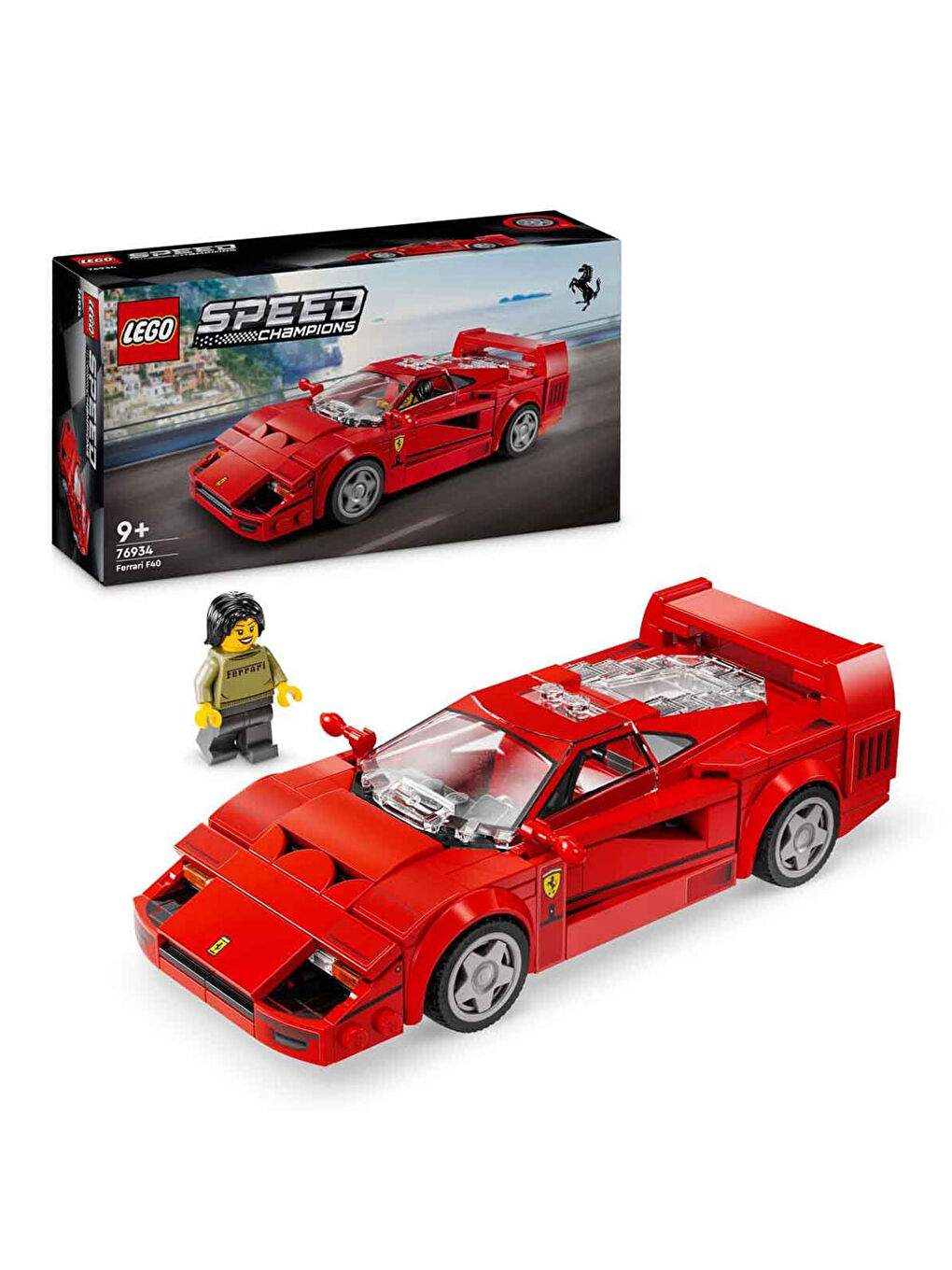 Lego Speed Champions Ferrari F40 Süper Araba Oyuncak Araç 76934