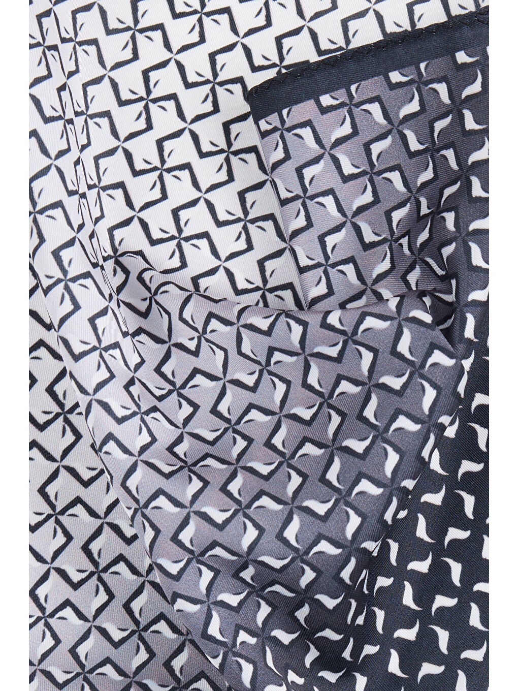 Erkek Siyah-Beyaz Mendil-2