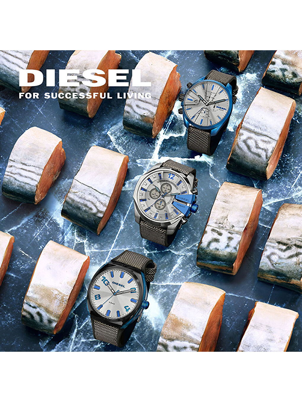 Gri DZ4500 Erkek Kol Saati-2