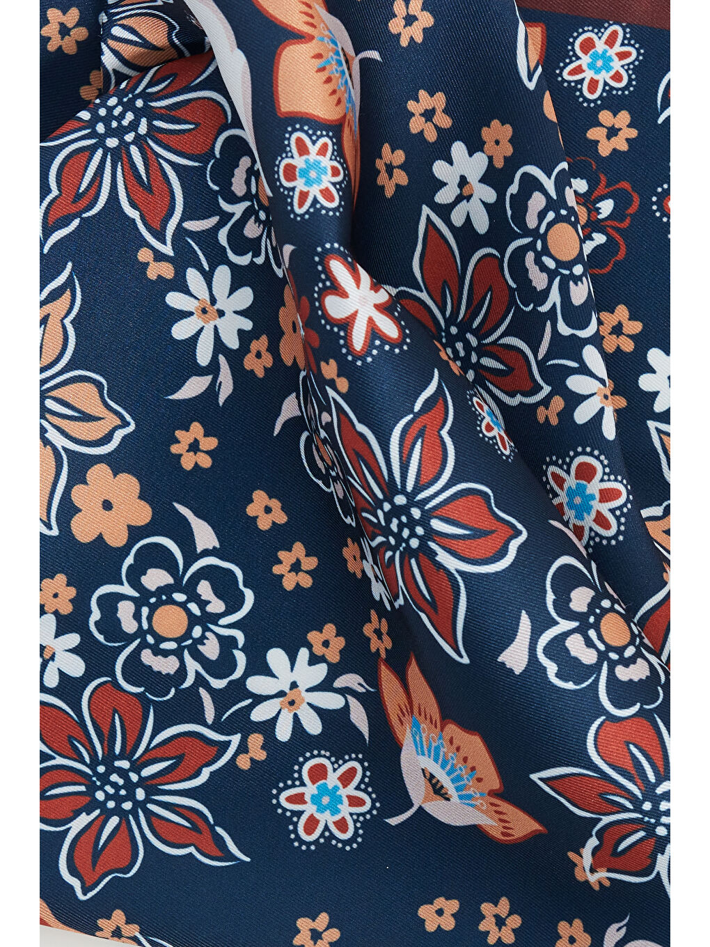 Erkek Lacivert-Kahverengi Mendil-2