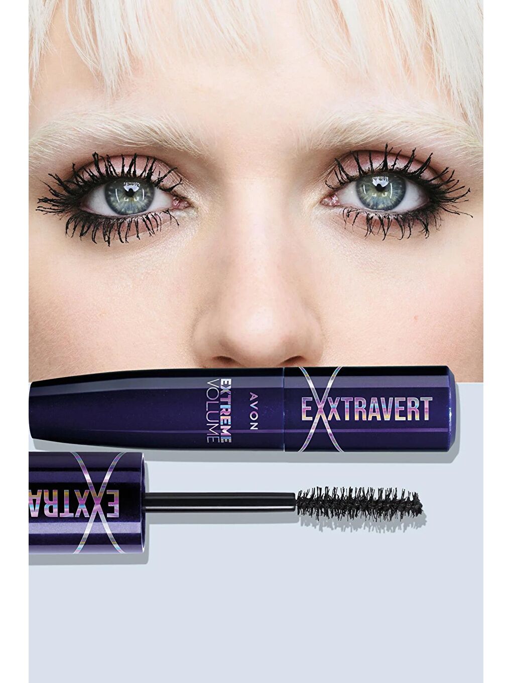 AVON Renksiz Exxtravert Ekstra Hacim Veren Maskara Blackest Black 9 ml - 2