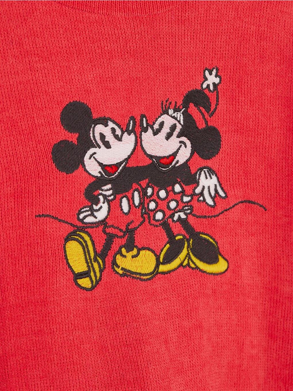 Kırmızı Minnie Mouse Lisanslı Kız Çocuk 2'li Takım 21224-3