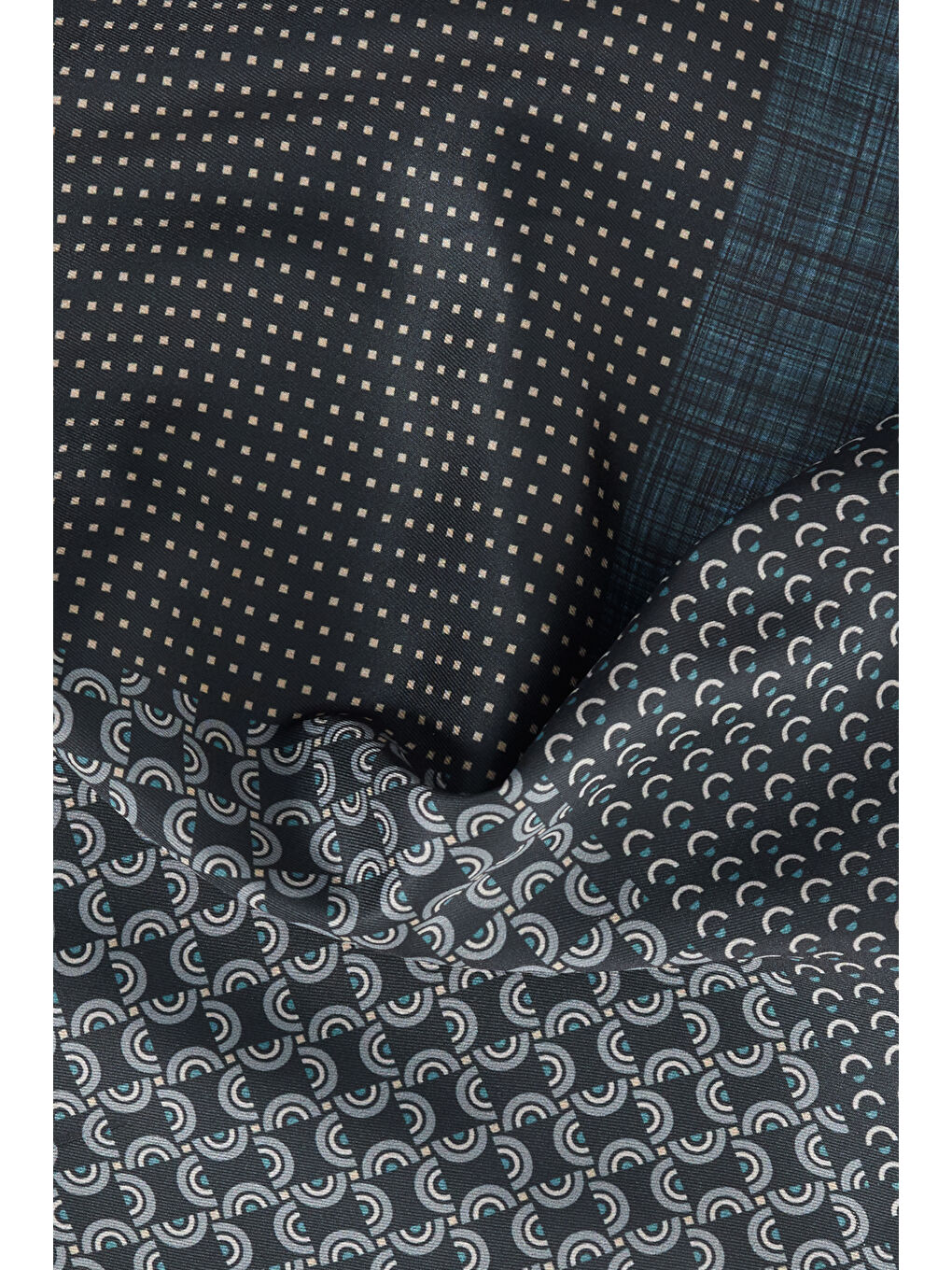 Erkek Yeşil-Siyah Mendil-2