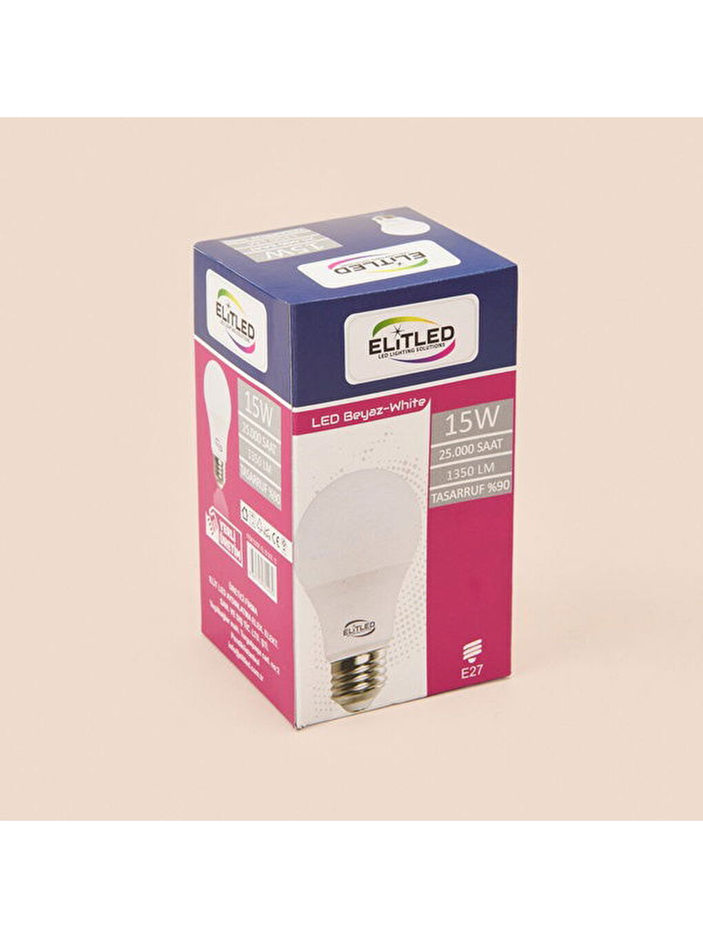 15W E27 1350Lm Led Ampul - 6500K - Beyaz Işık-1