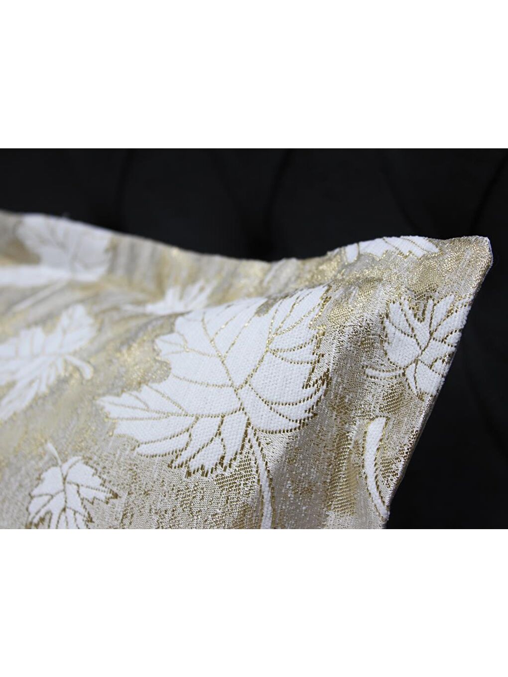 Karışık Çınar Tek Kişilik Jakarlı Yatak Örtüsü Gold-3