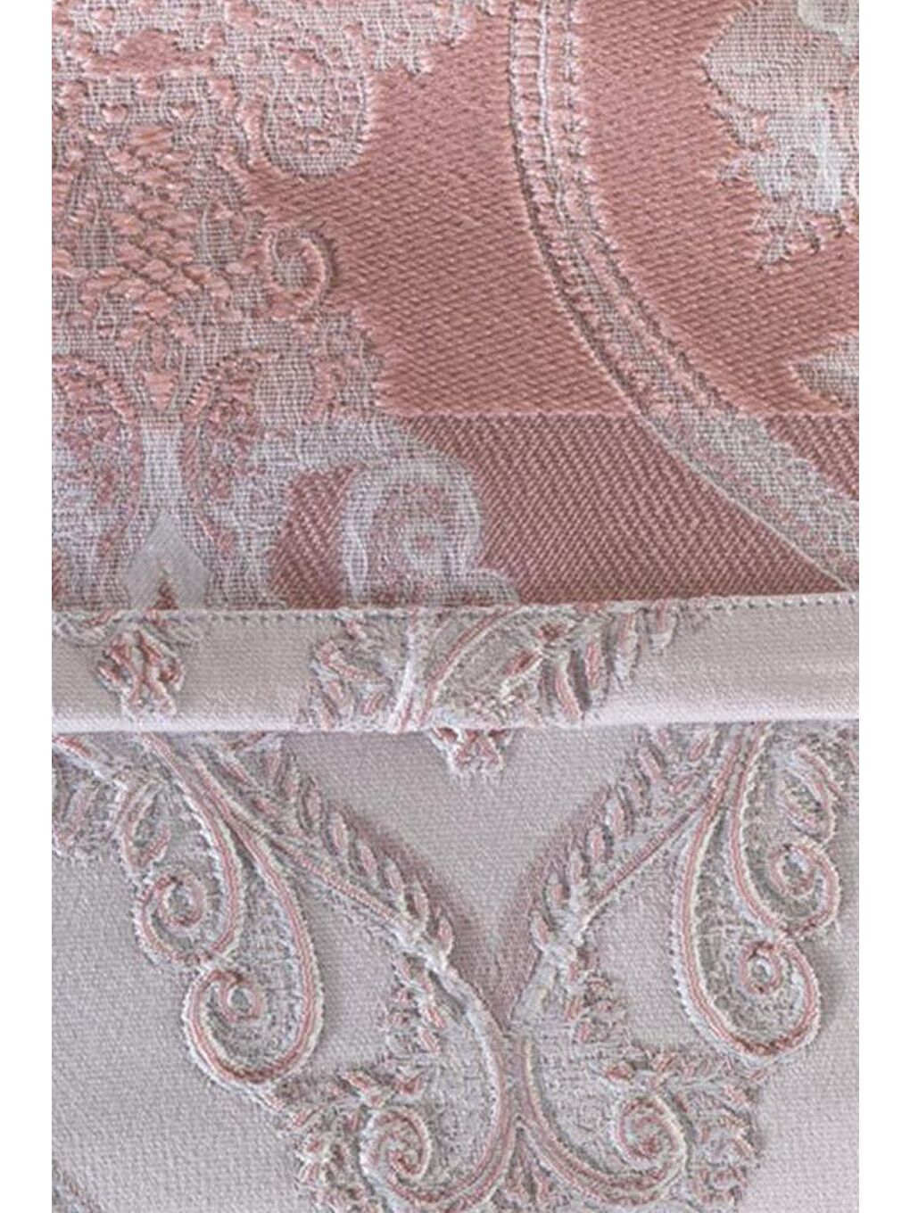Pembe Sandra Yatak Örtüsü Pudra-9