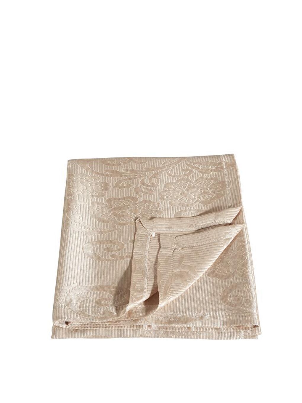 Kahverengi Lale Tek Kişilik 2 Parça Yatak Örtüsü Cappucino-3