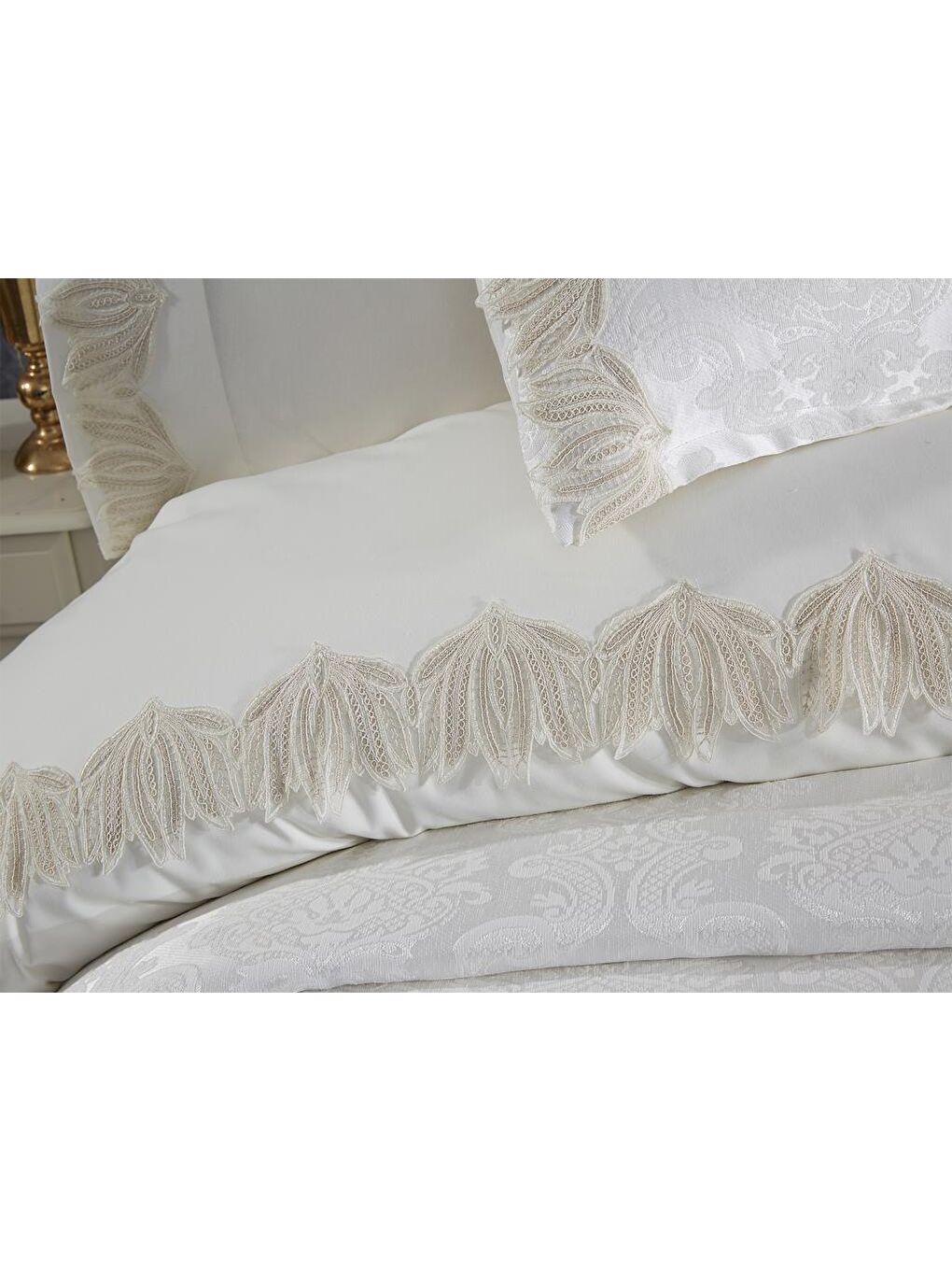 Ekru Pride Gelin Seti 7 Parça Krem-2