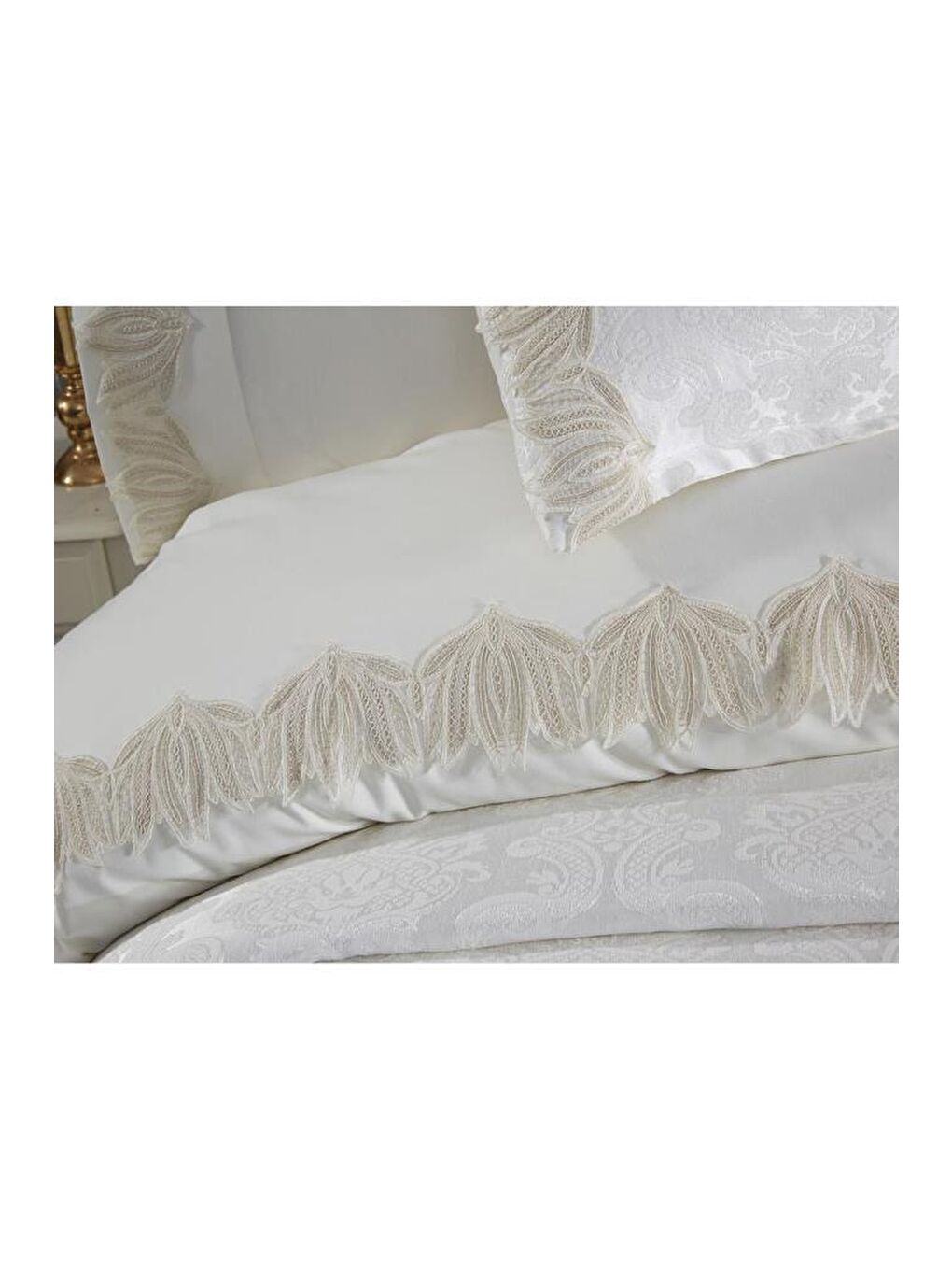 Ekru Pride Gelin Seti 7 Parça Krem-8