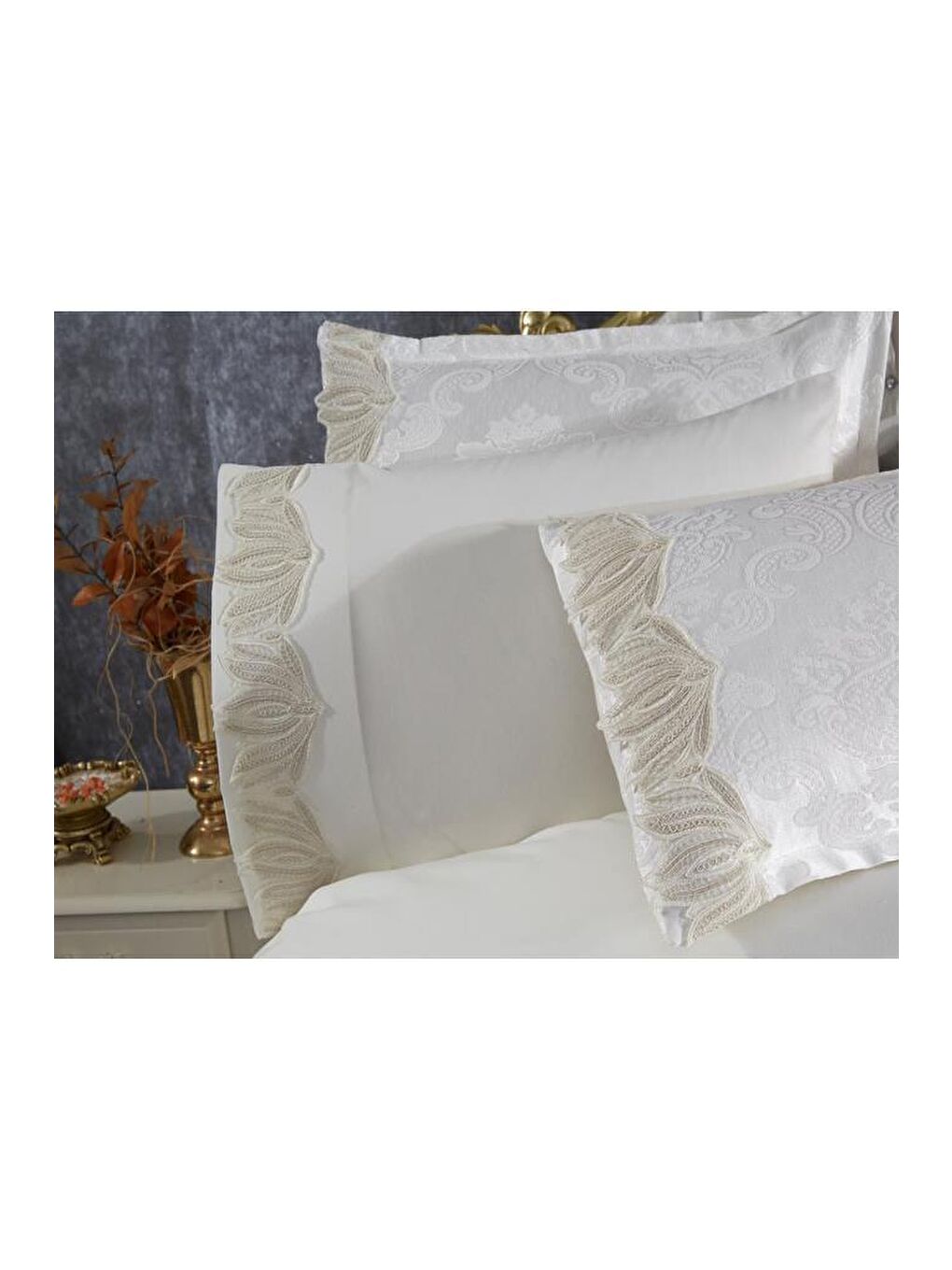 Ekru Pride Gelin Seti 7 Parça Krem-9