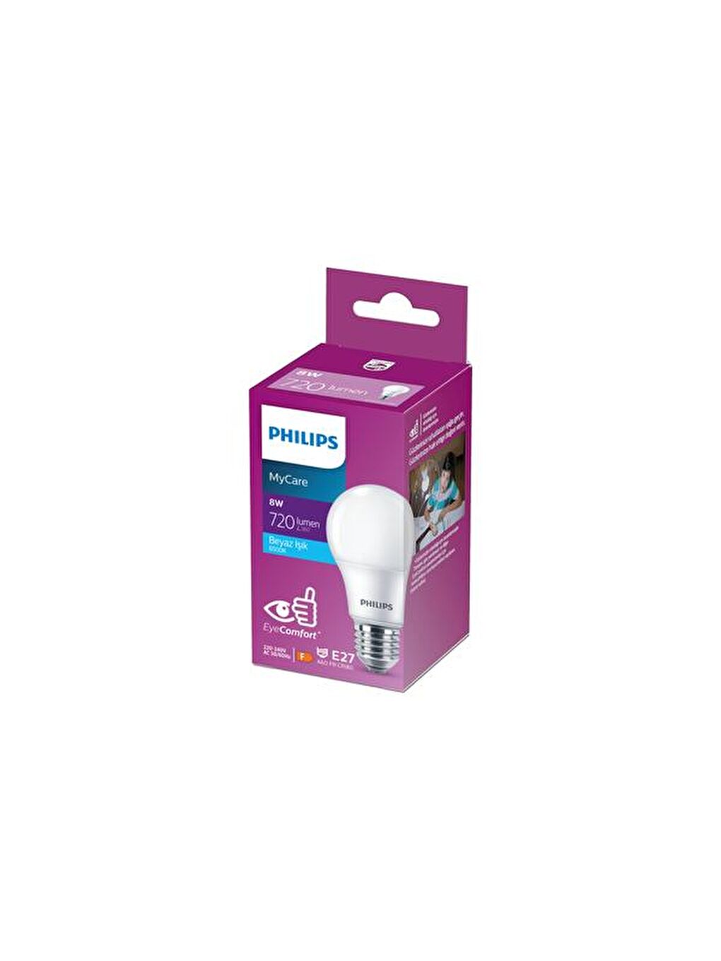 Ledbulb 8-60W 720Lm New Gen E27 Ampul - 6500K Beyaz Işık-5