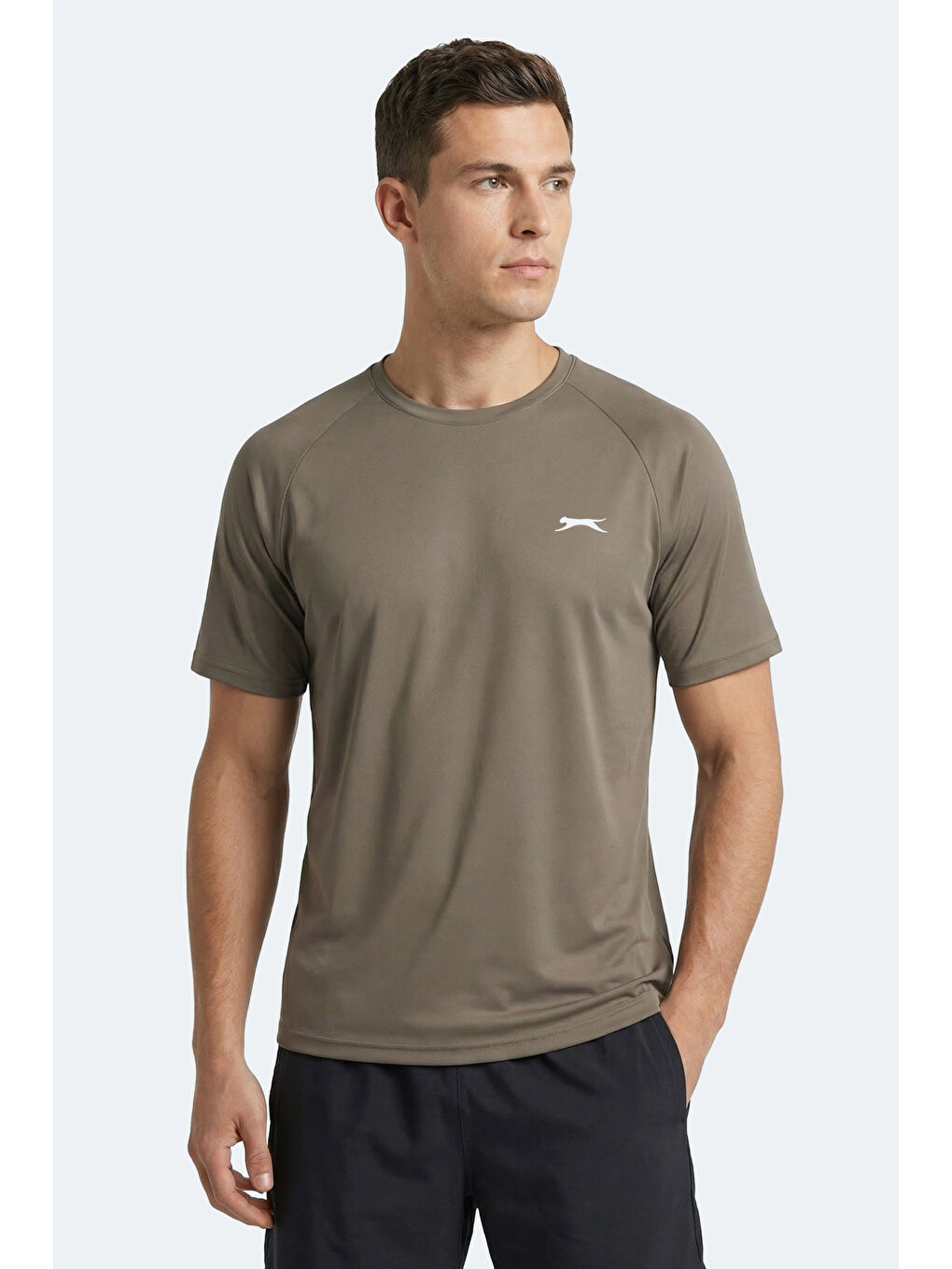 Kahverengi RISING Erkek Kahve Tişört-3