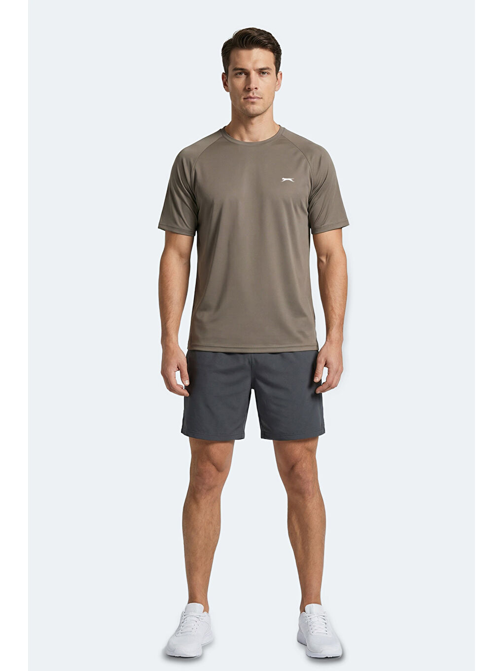 Kahverengi RISING Erkek Kahve Tişört-6