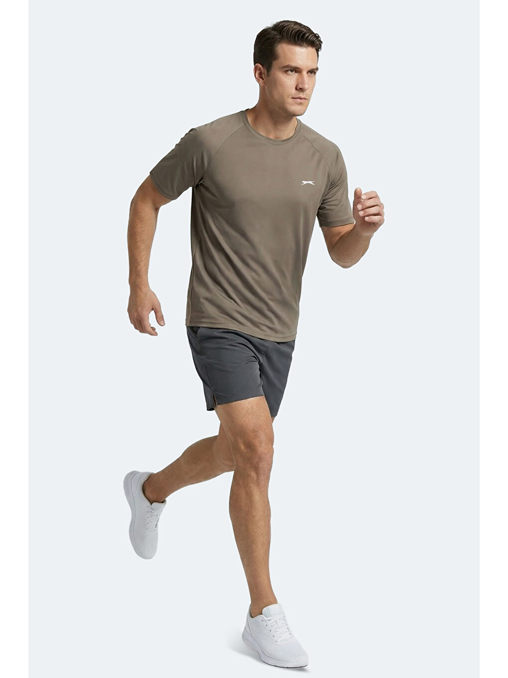 Kahverengi RISING Erkek Kahve Tişört-7