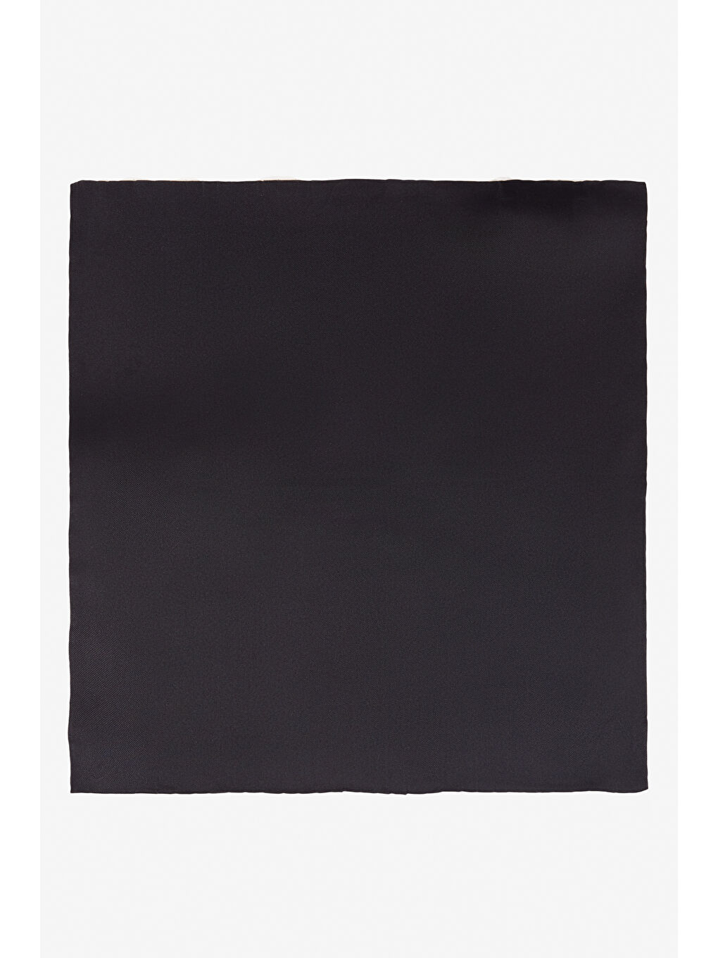 Erkek Siyah İpek Mendil-1