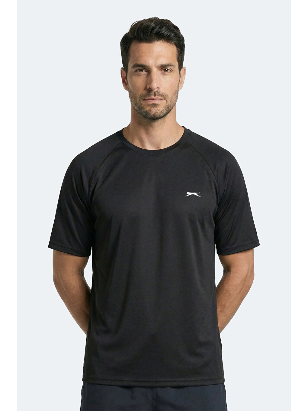 RISING Erkek Siyah Tişört-5