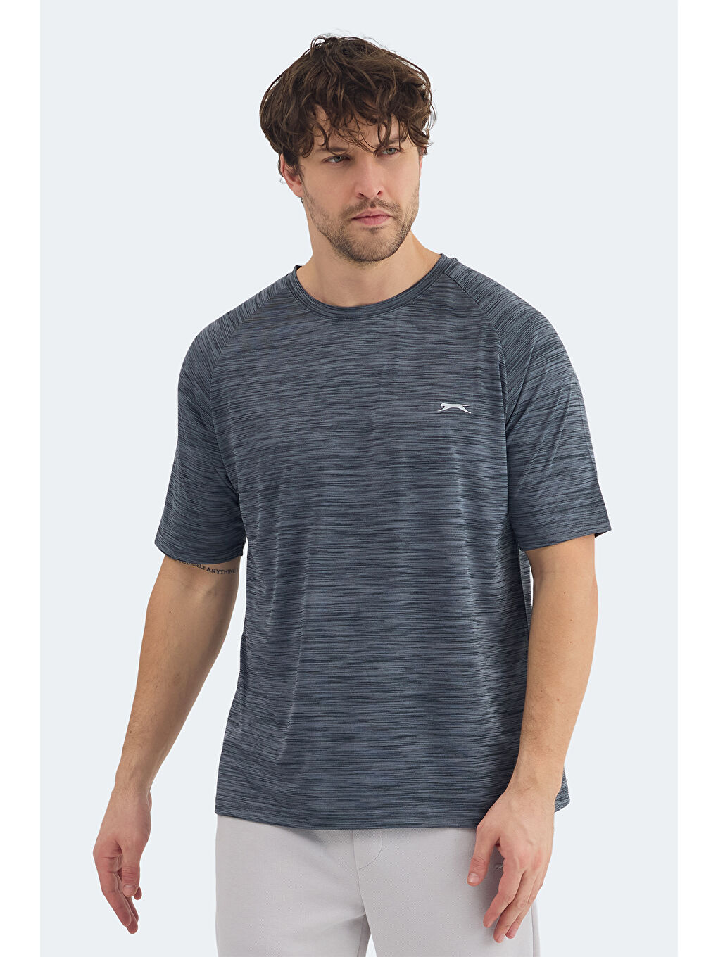 REDVALE Erkek Koyu Gri Tişört-6