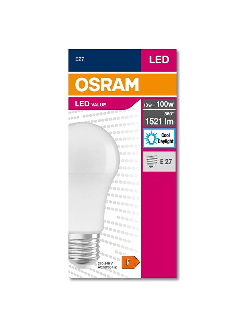 Led Value Cla100 13W/100W 1521Lm E27 Ampul - 6500K Beyaz Işık - Beyaz - 13 Watt-5