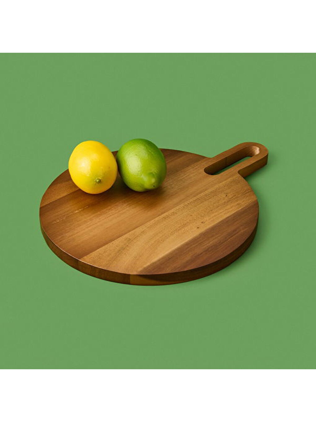 Akasya Kesim Tahtası - Kahverengi - 33 cm-3