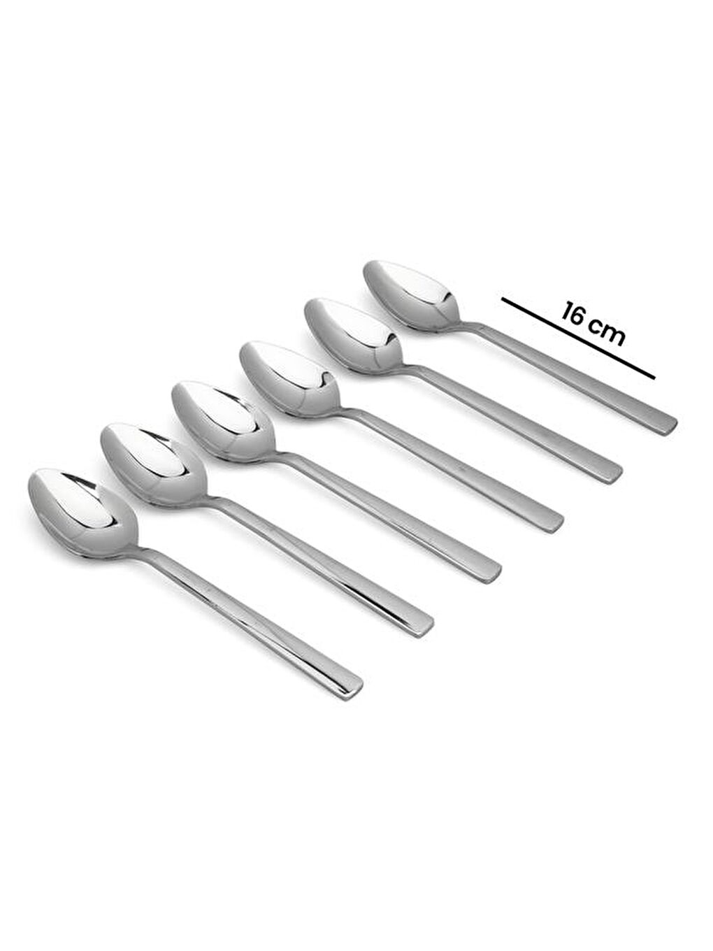 Gri Girit 6'lı Tatlı Kaşığı-3