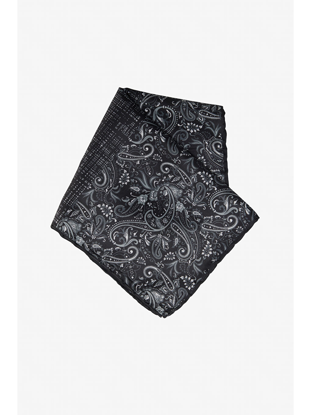 Erkek Siyah Desenli Mendil