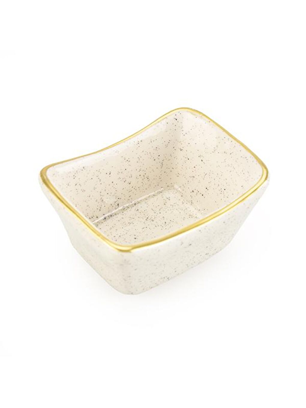 Ekru Seramik Kayık Sosluk - Krem - 7,5 cm-3