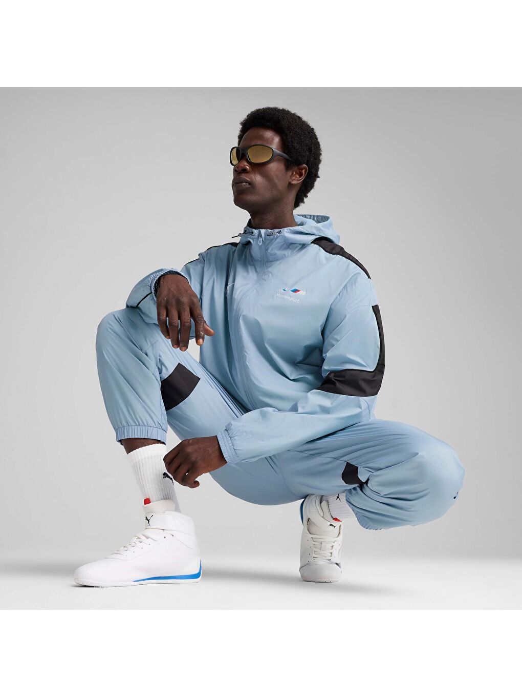 Yeşil BMW M Motorsport MT7+ Erkek Rüzgarlık-3