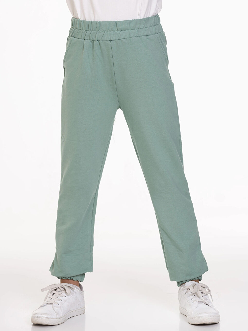 Yeşil Kız Çocuk Basic Eşofman Altı 54852-2-1