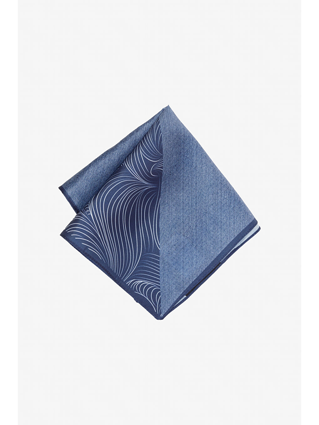 Erkek Lacivert Desenli Mendil