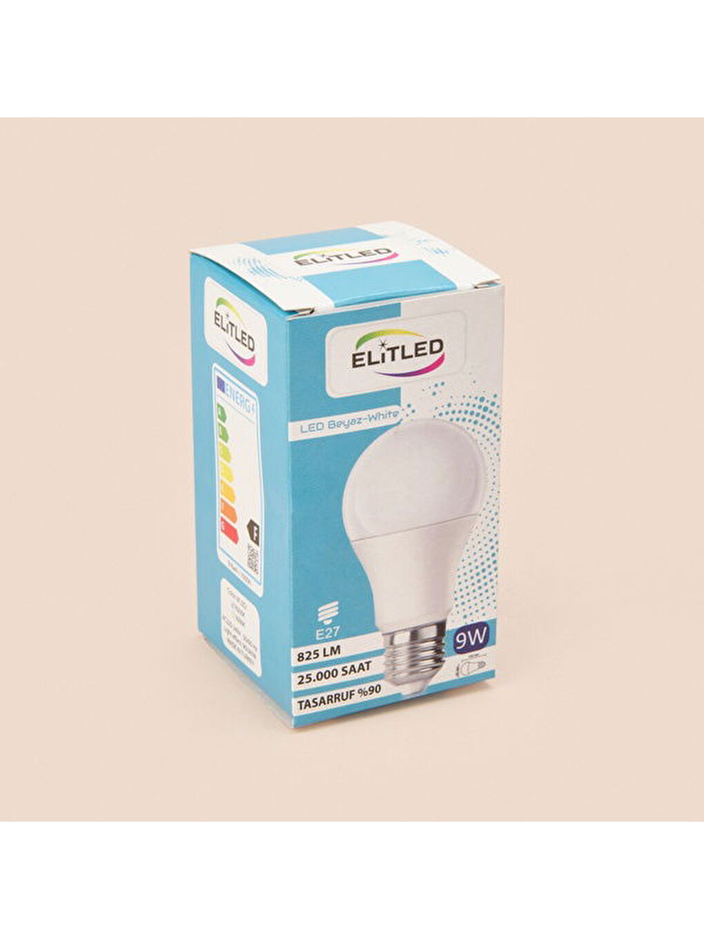 9W E27 825Lm Led Ampul - 6500K - Beyaz Işık-3