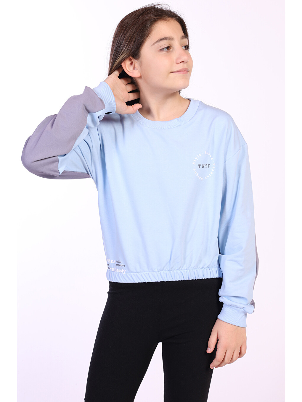 Mavi Kız Çocuk Imagine Tnty Baskılı Sweatshirt