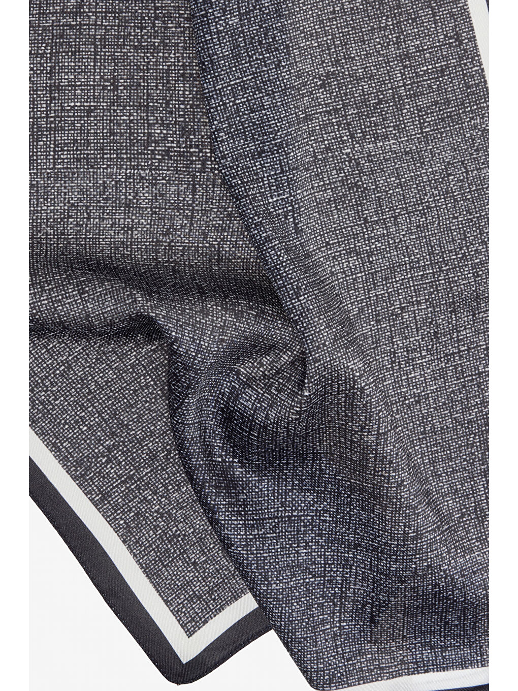 Erkek Bej-Siyah Desenli Mendil-2