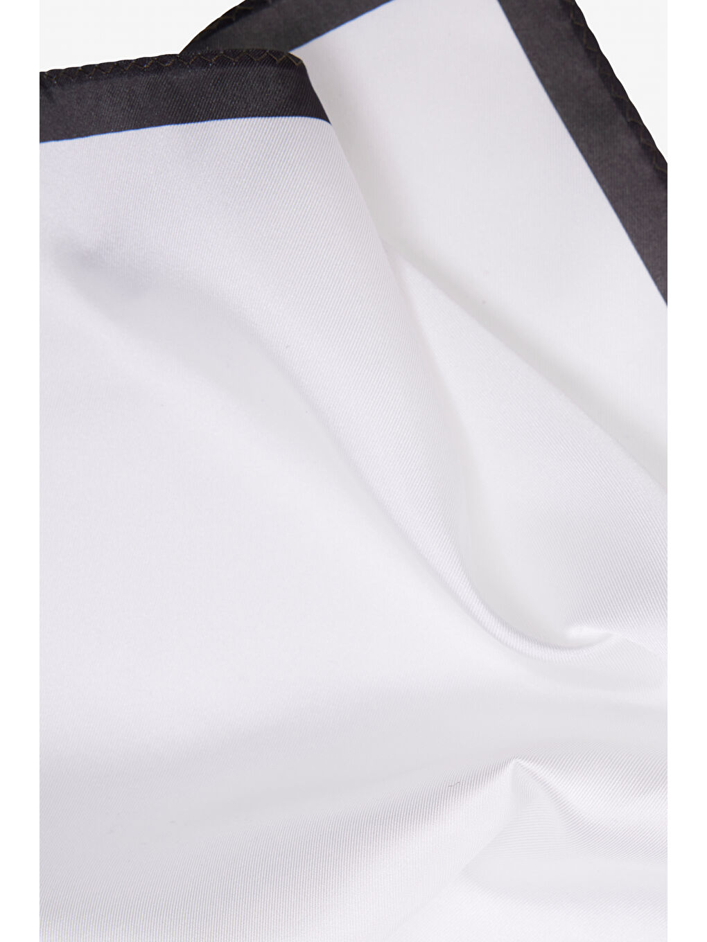 Erkek Beyaz-Haki Desenli Mendil-2