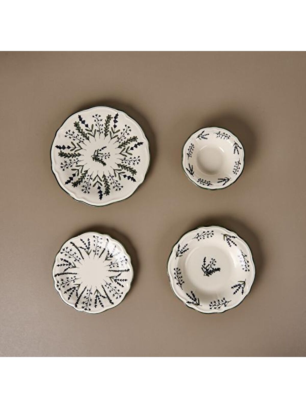 Karışık Kitchen Fragile 24 Parça Yemek Takımı - Renkli-5