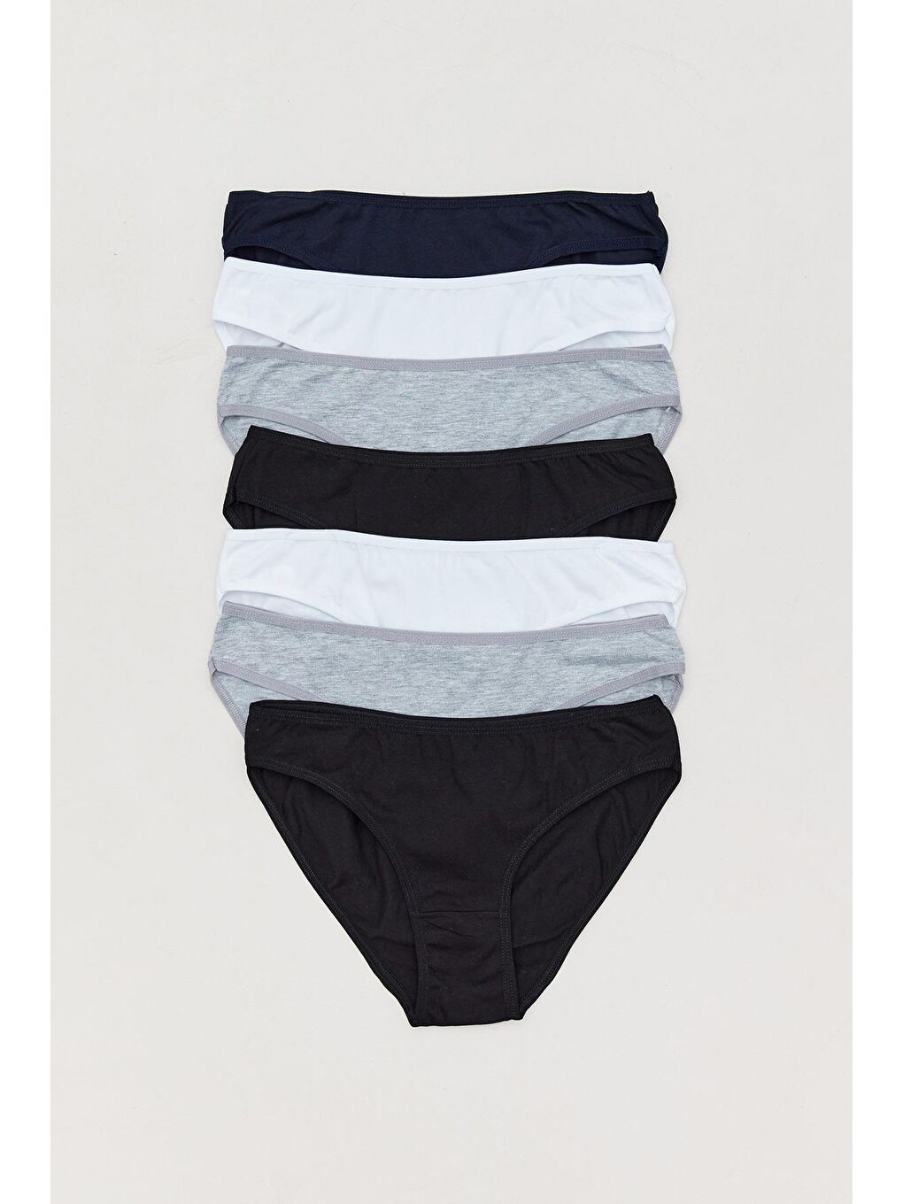 Siyah Baskılı 7 Li Külot