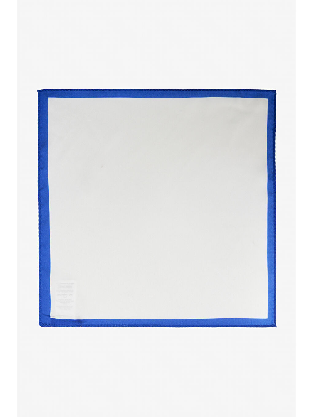 Erkek Beyaz-Saks Desenli Mendil-1