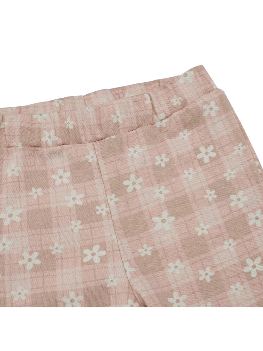 Pembe Kız Çocuk Çiçek Desenli Pijama Takımı-5