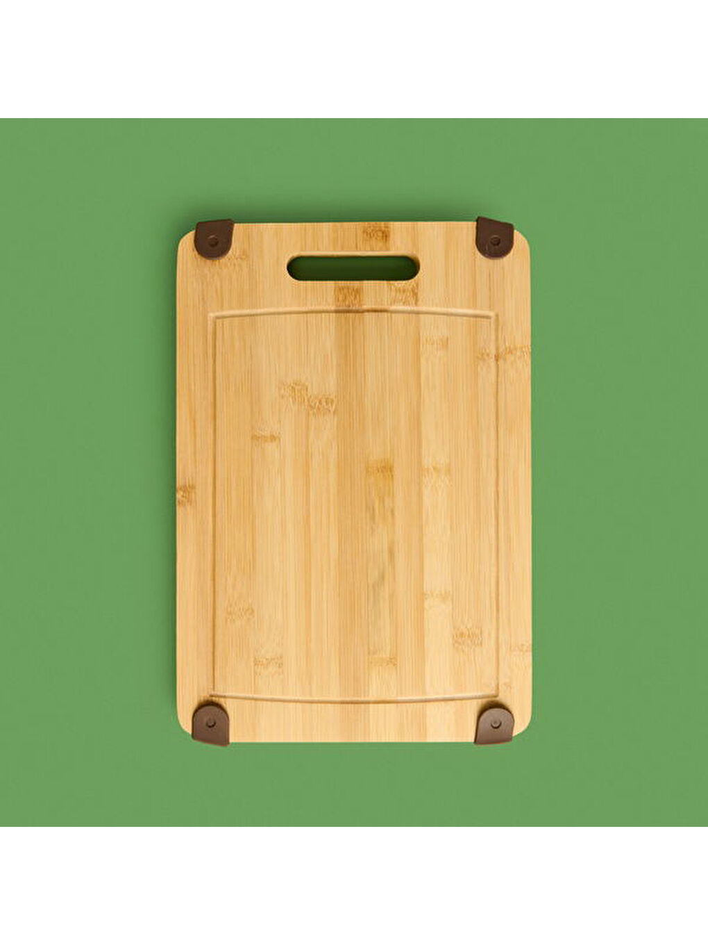 Bambu Kesim Tahtası - Açık Kahverengi - 24x35 cm-1