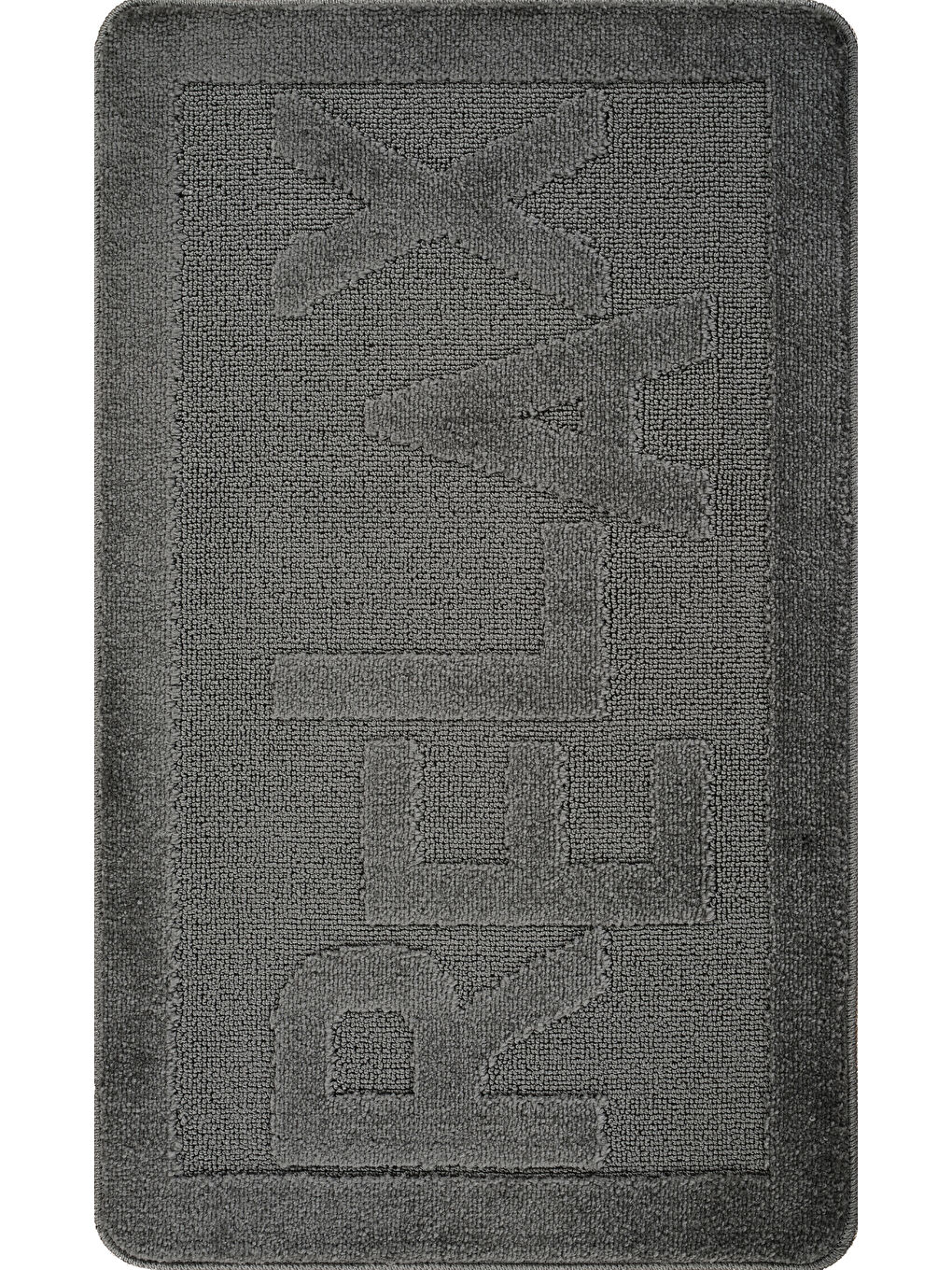 Doğal Kaymaz Taban Banyo Paspas-Antrasit-1