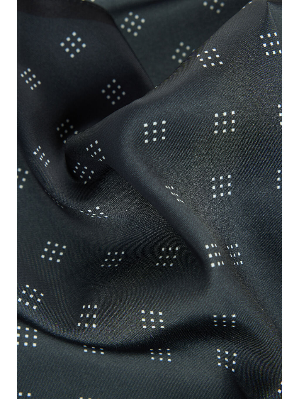 Erkek Siyah Desenli Mendil-2