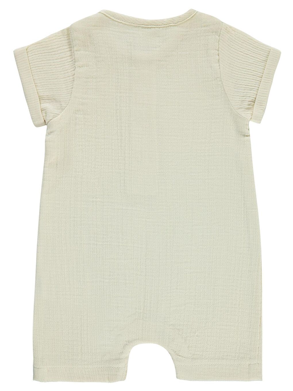 Baby Erkek Bebek Patiksiz Tulum 6-18 Ay Bej-1